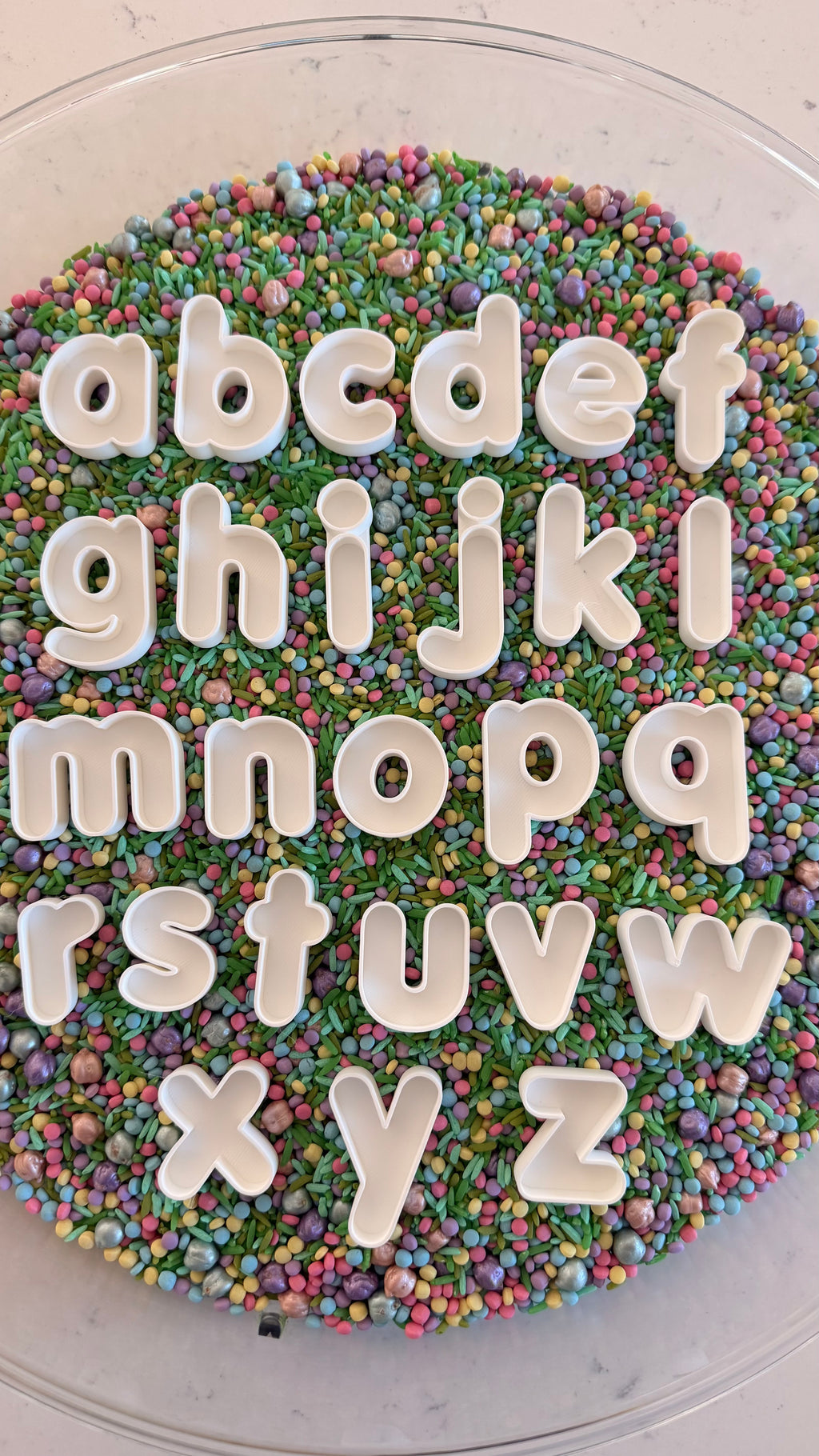 Fill-and-Play Alphabet Trays