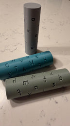 Alphabet Playdough Rollers