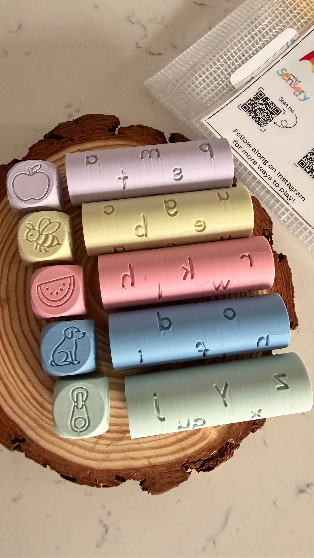 Phonics Roll and Stamp Set