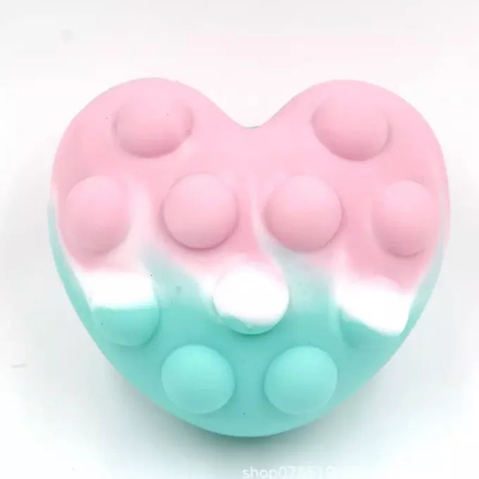 Heart Pop Fidget Bubble Ball