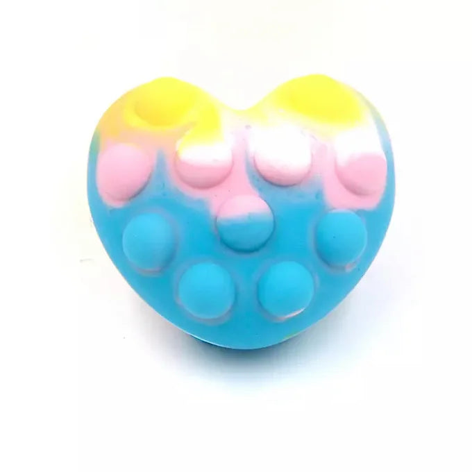 Heart Pop Fidget Bubble Ball