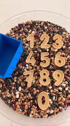 Alphabet and Numbers Fill-and Play Trays