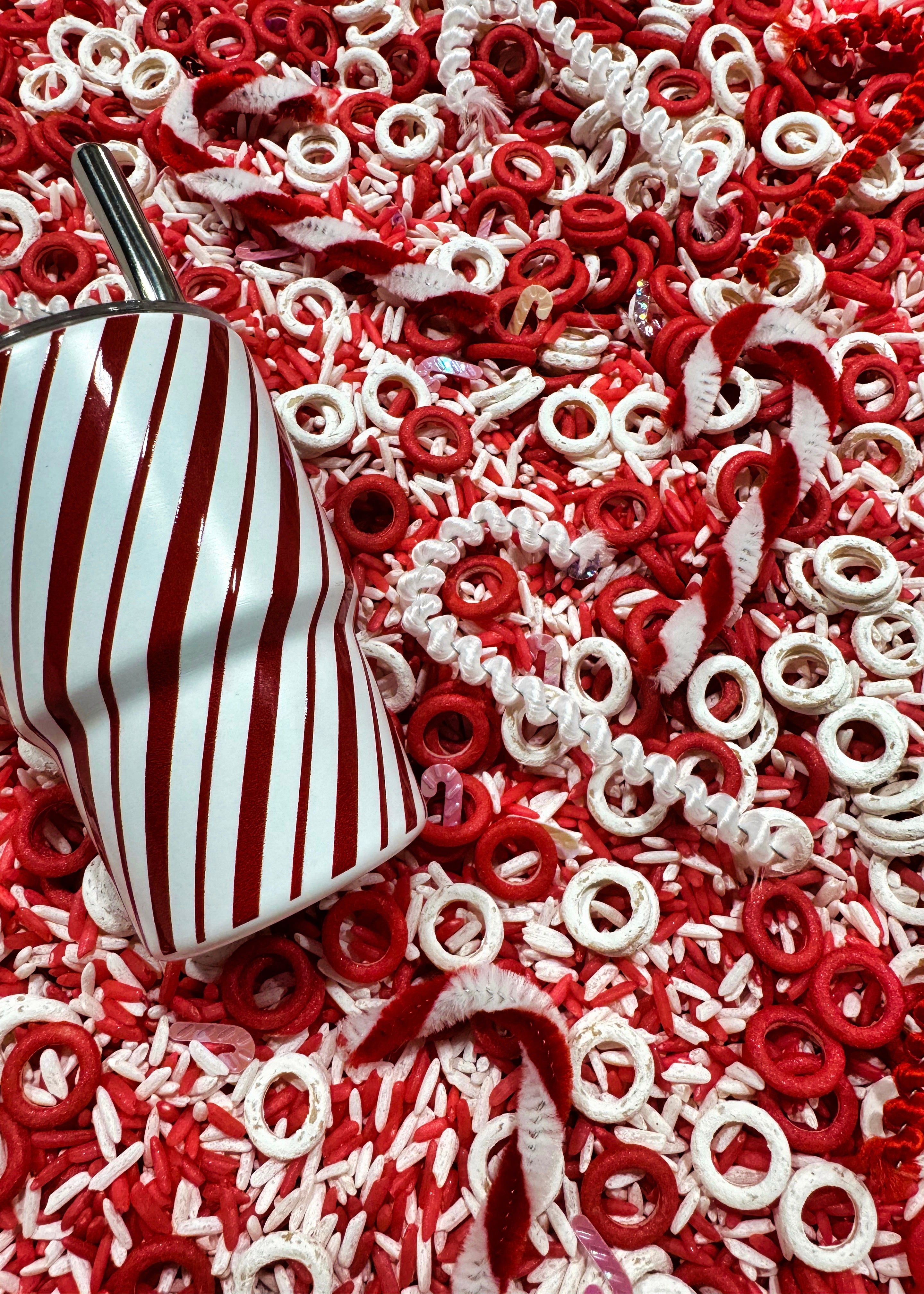 Candy Cane Sensory Play Mix