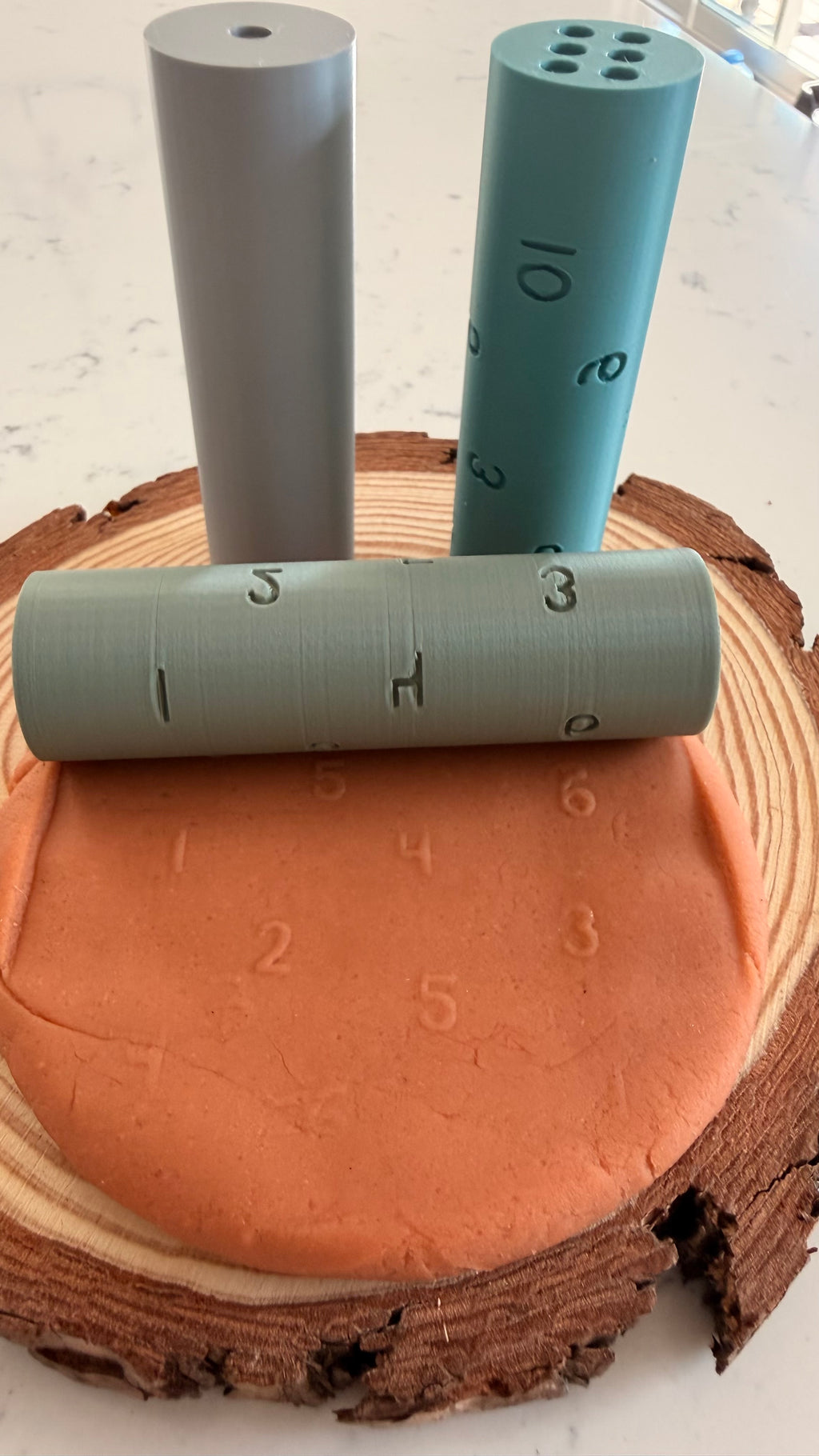 Early Number Playdough Rollers