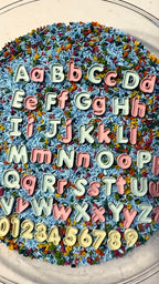 Alphabet and Numbers Fill-and Play Trays