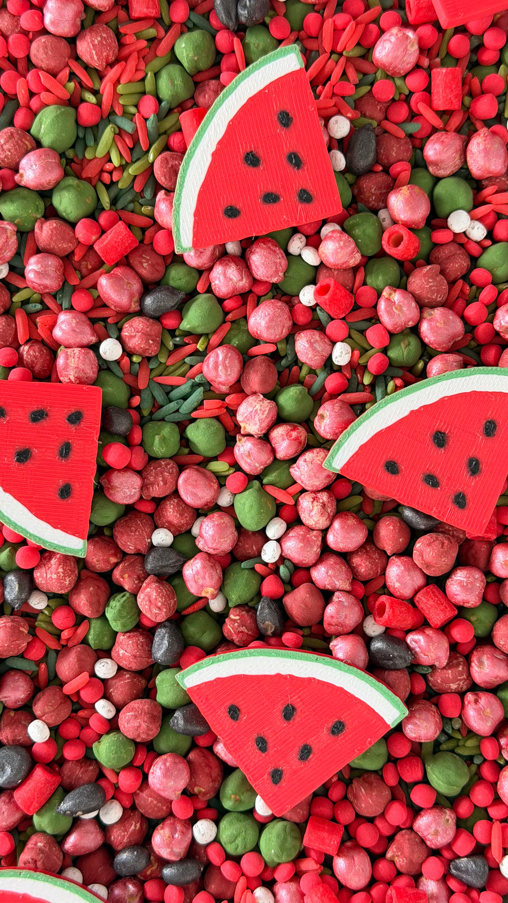 Watermelon Sensory Play Mix