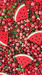 Watermelon Sensory Play Mix