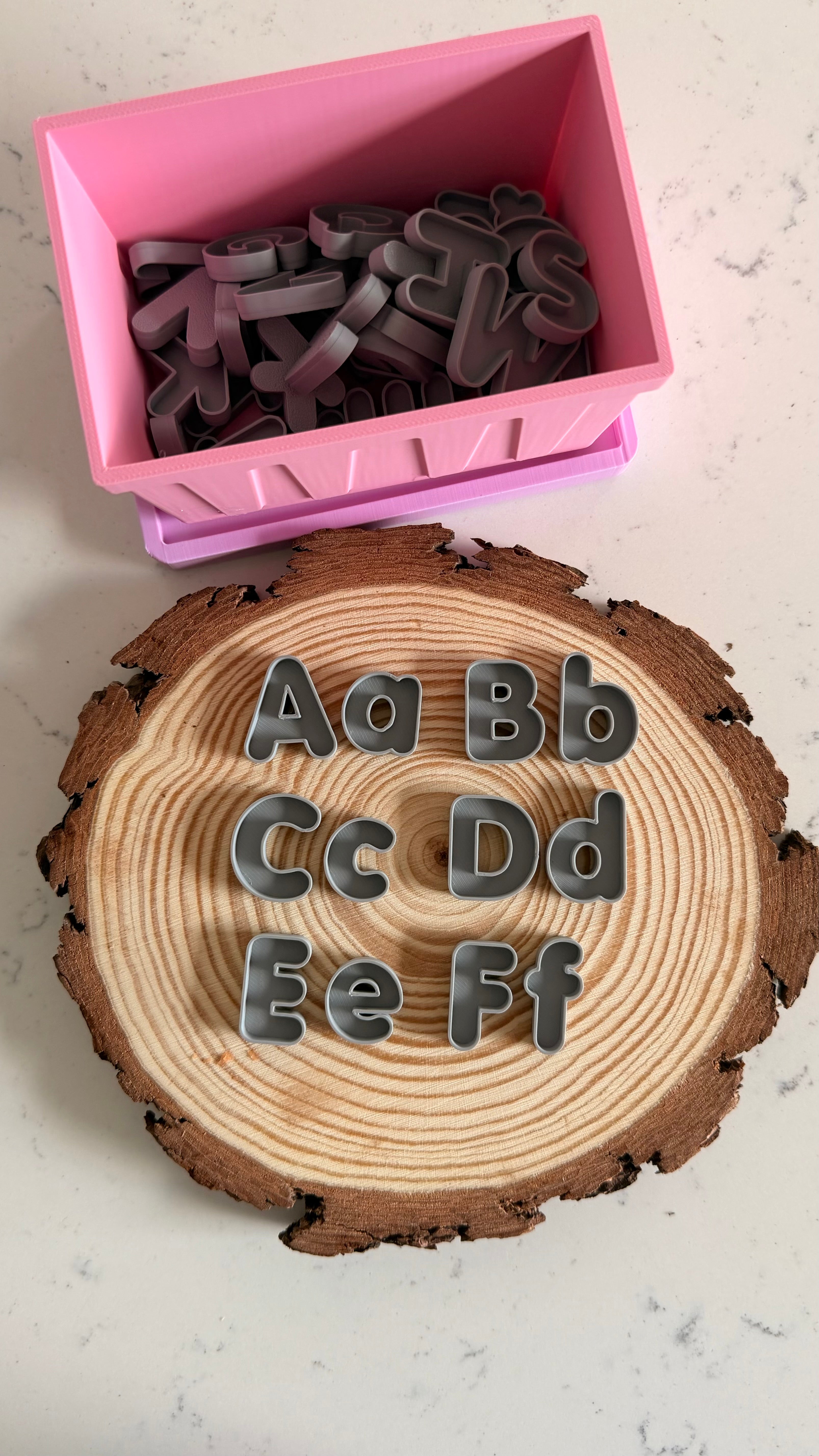 Alphabet and Numbers Fill-and Play Trays