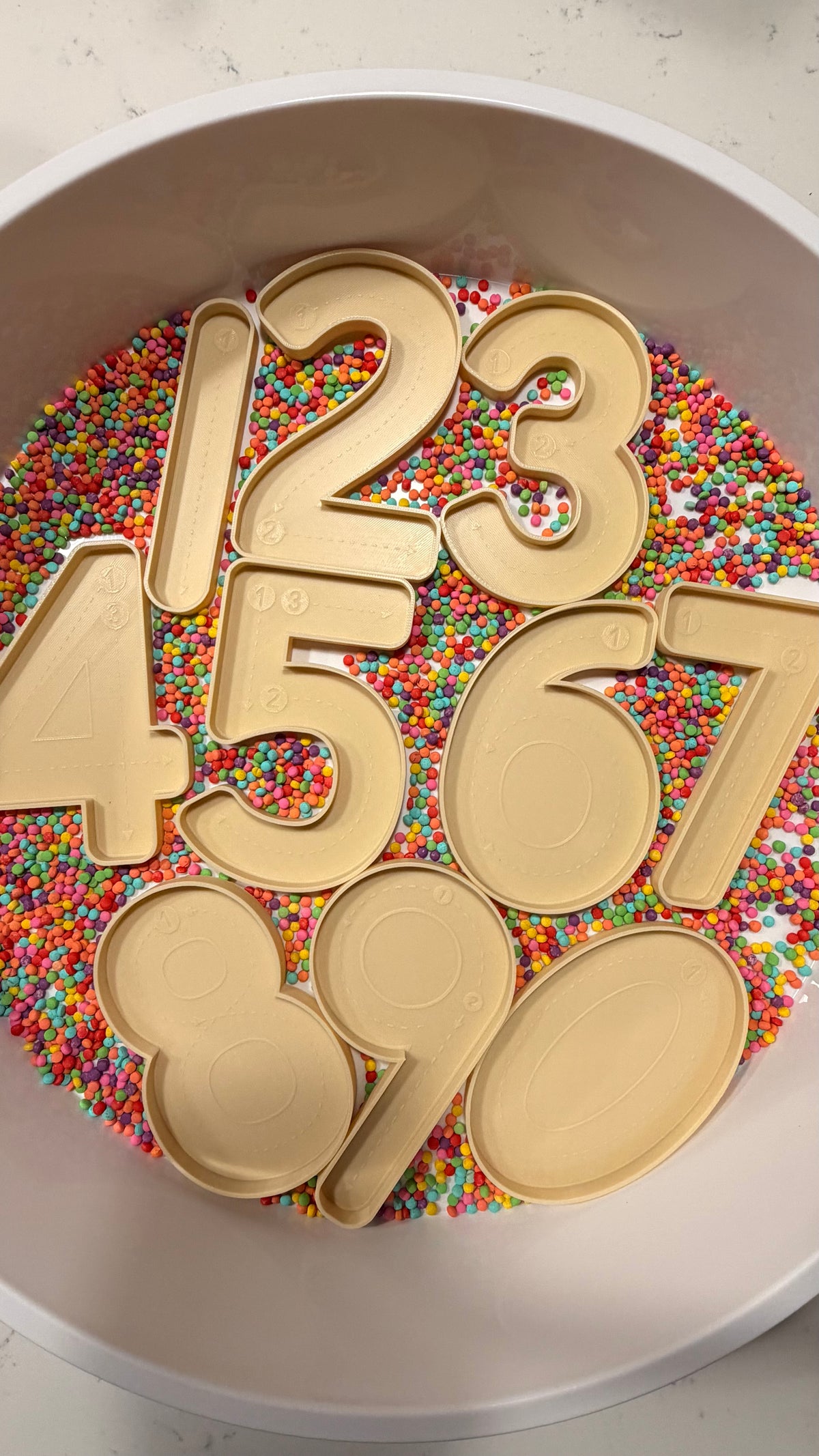 Trace and Fill Number Trays