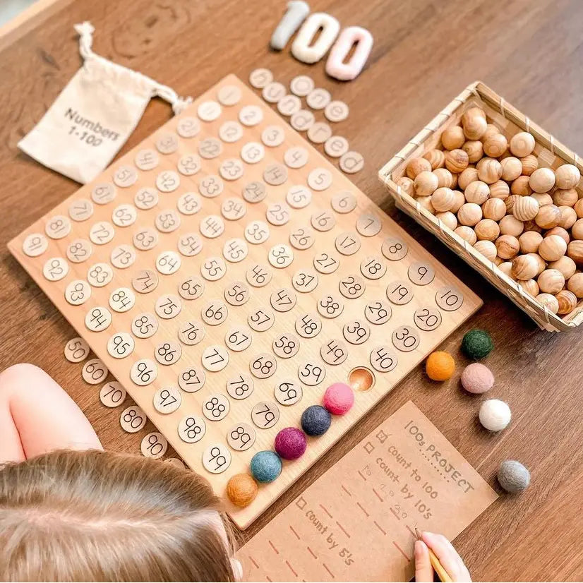 Counting Discs (1-100)