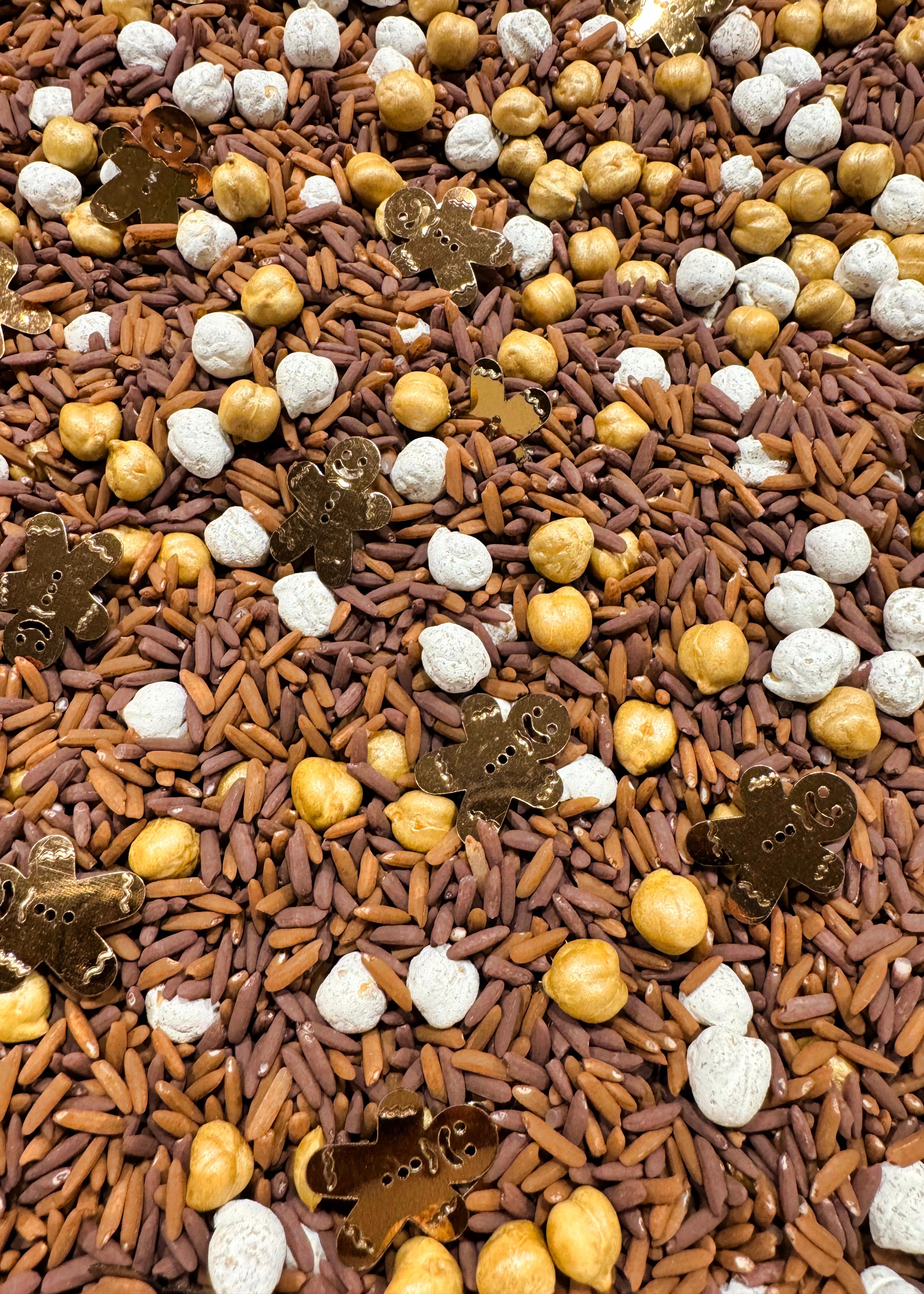 Gingerbread Hot Chocolate Delight Sensory Play Mix