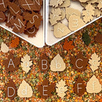 Autumn Leaves Alphabet Set | Uppercase & Lowercase