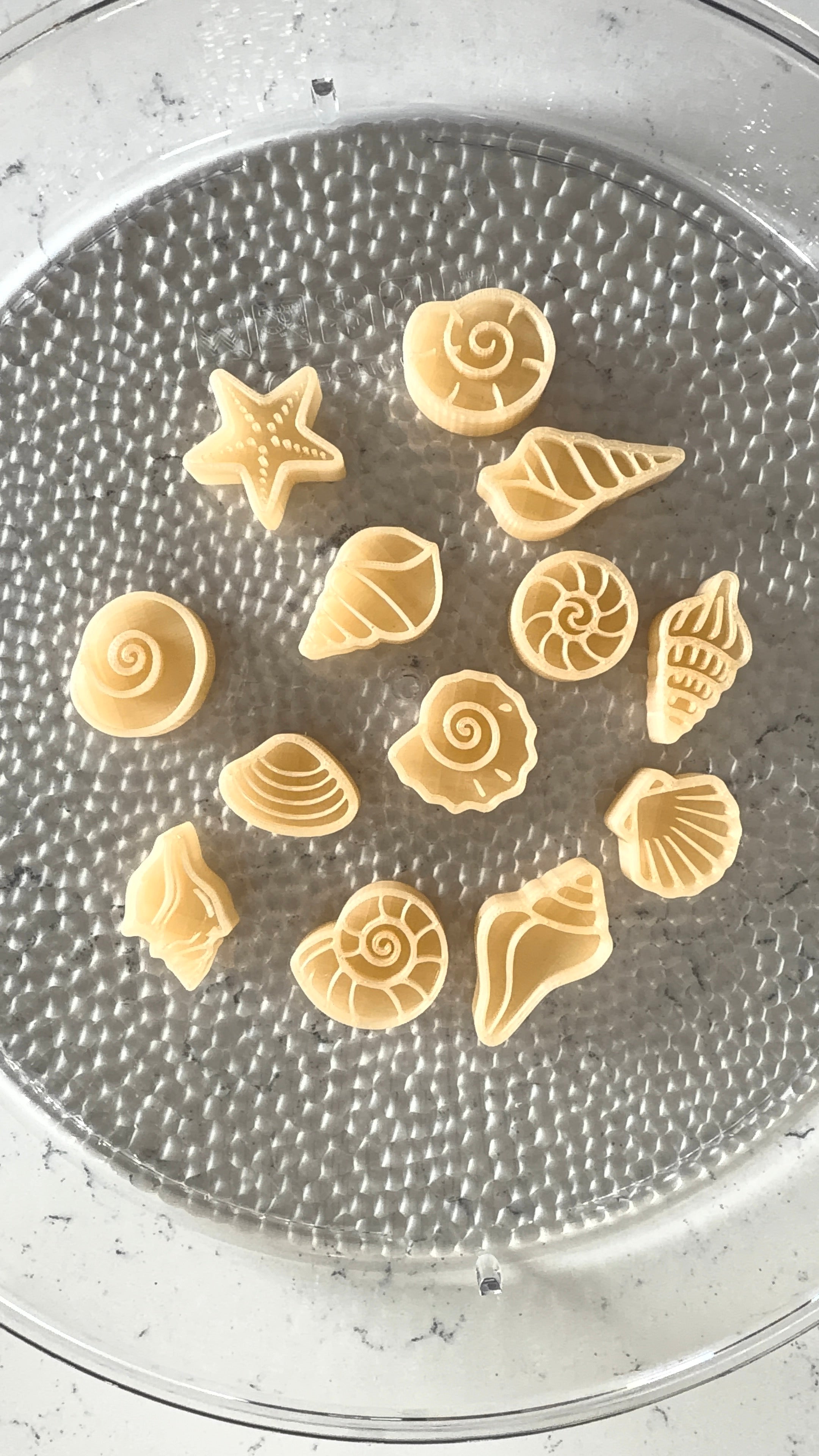 Seashell Playdough Stampers - Set of 13
