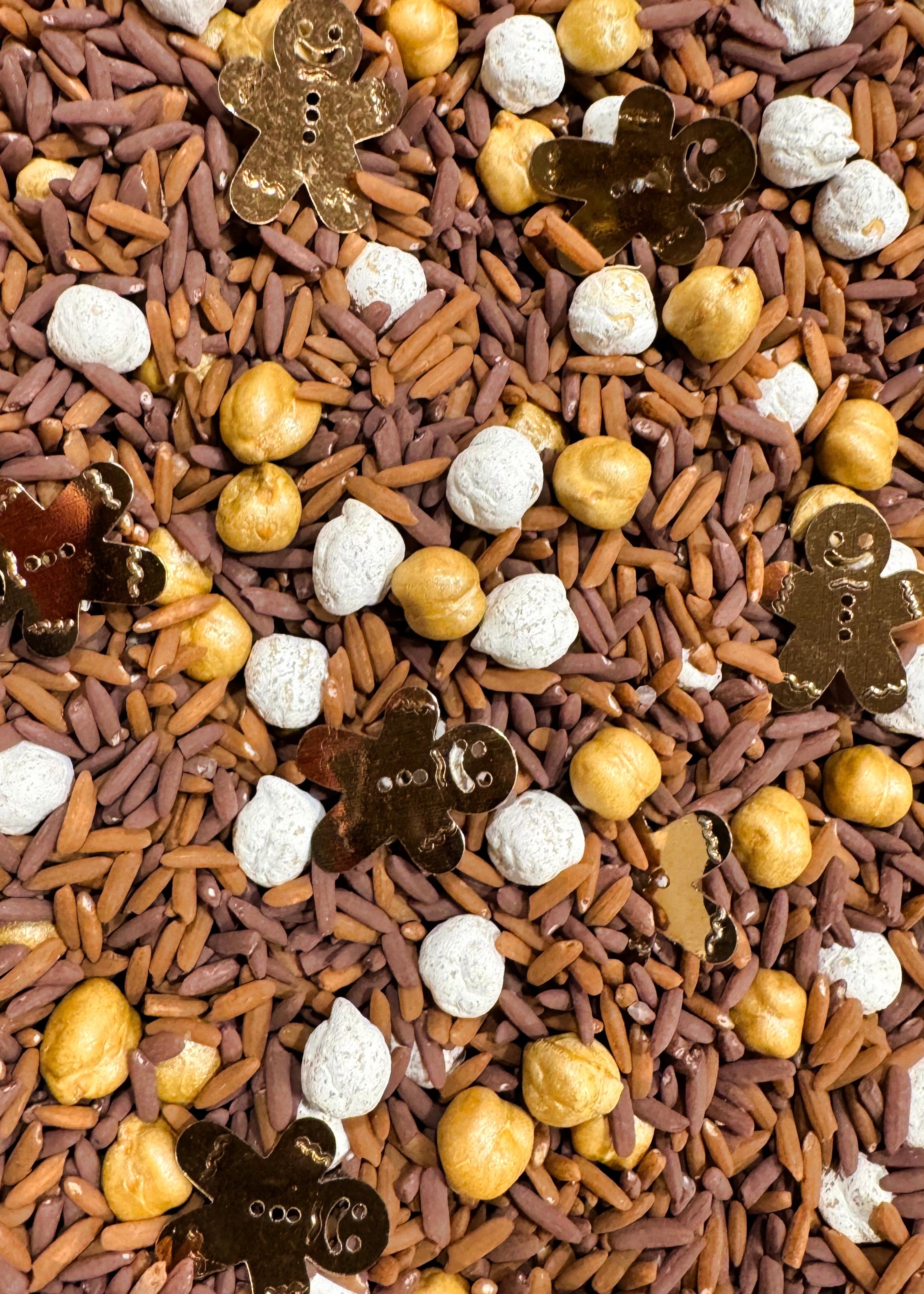 Gingerbread Hot Chocolate Delight Sensory Play Mix