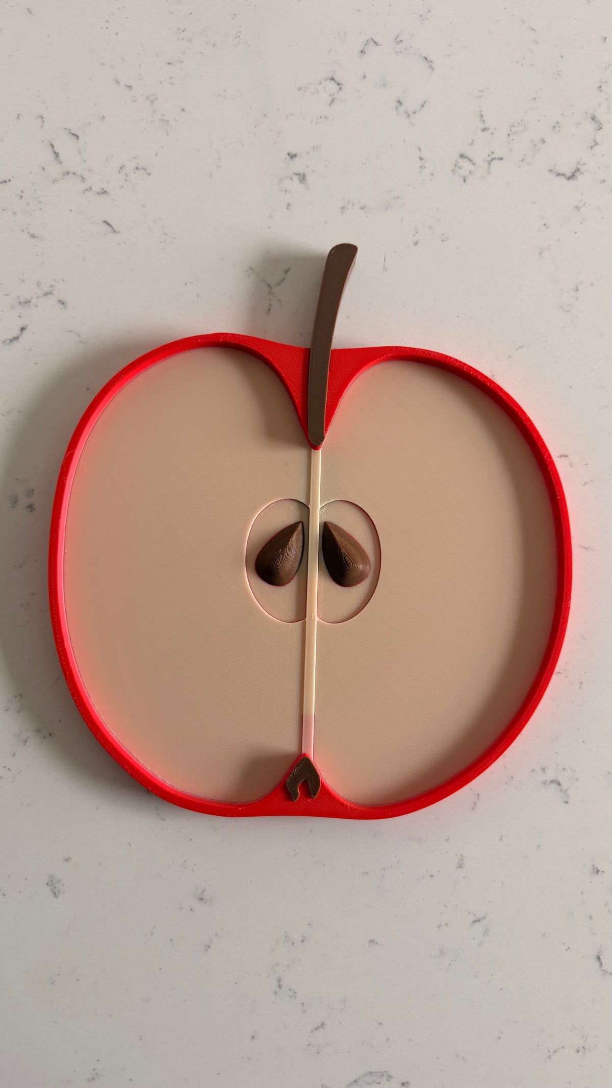Apple Cross Section Sensory Tray