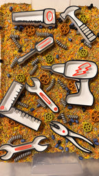 Tool Set Sensory Play Trays