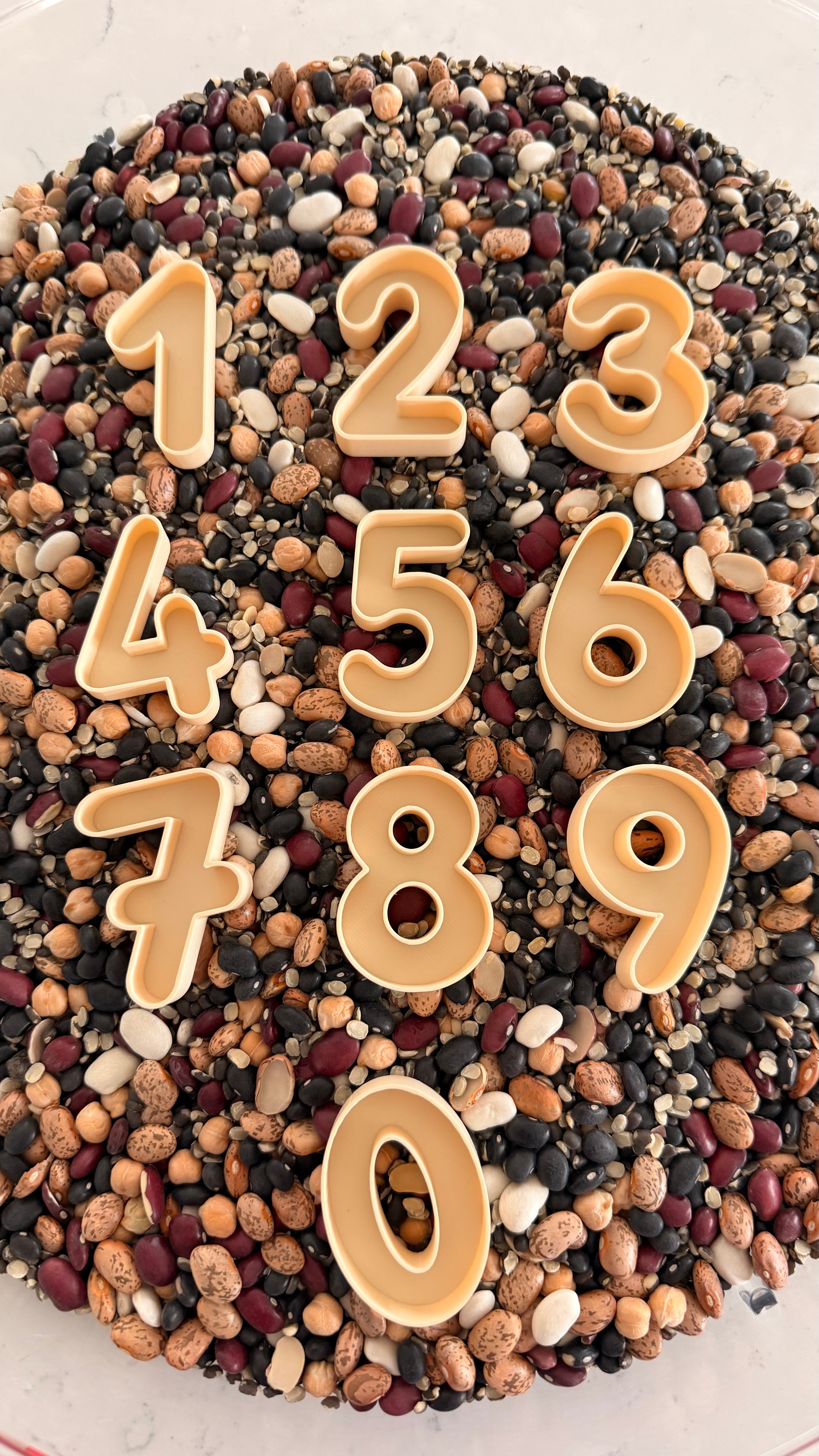 Fill-and-Play Number Trays