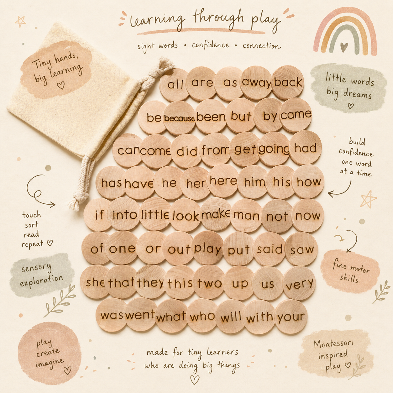 Sight Word Discs (Grade 1)