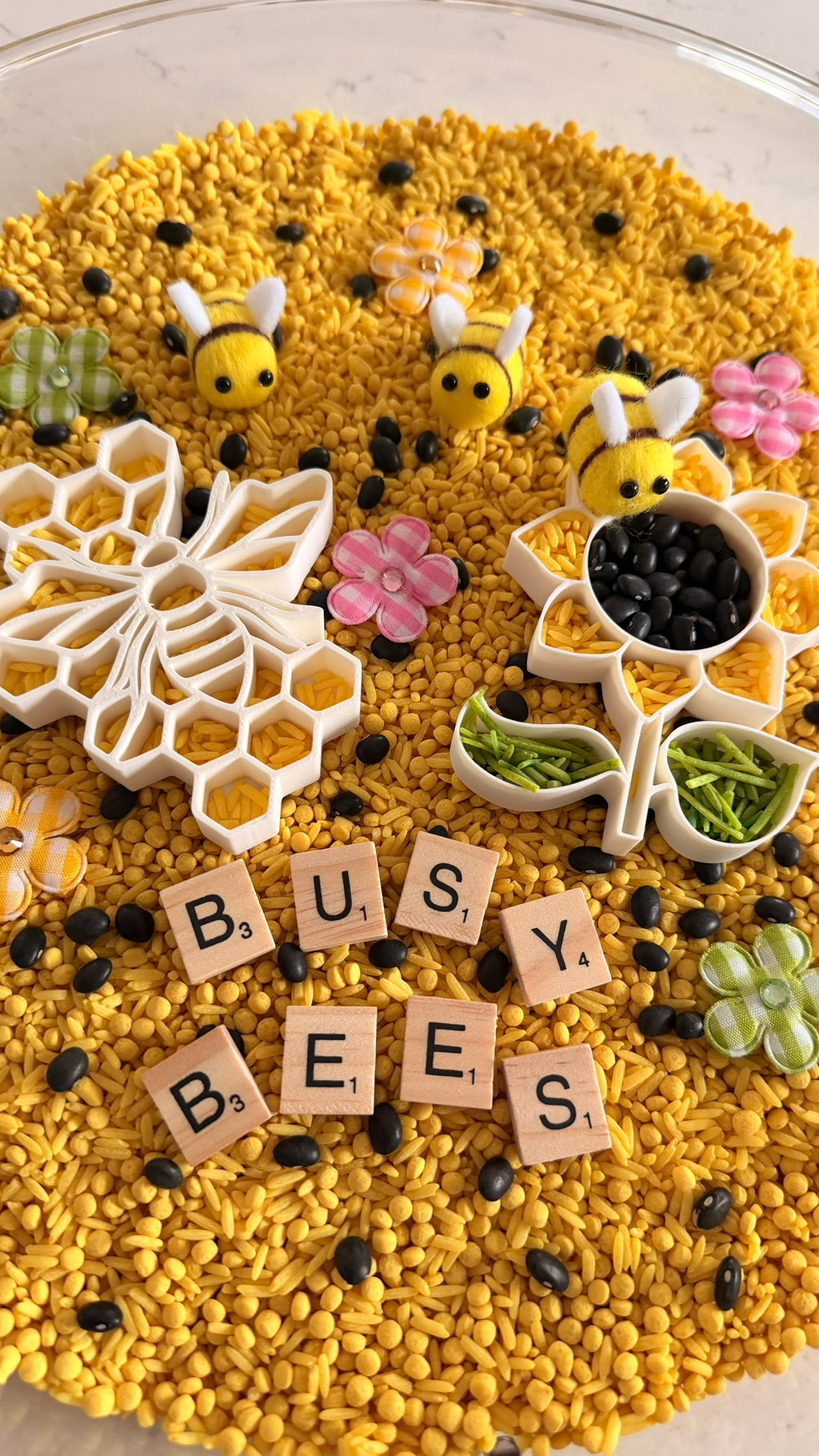 Busy Bee Sensory Bin
