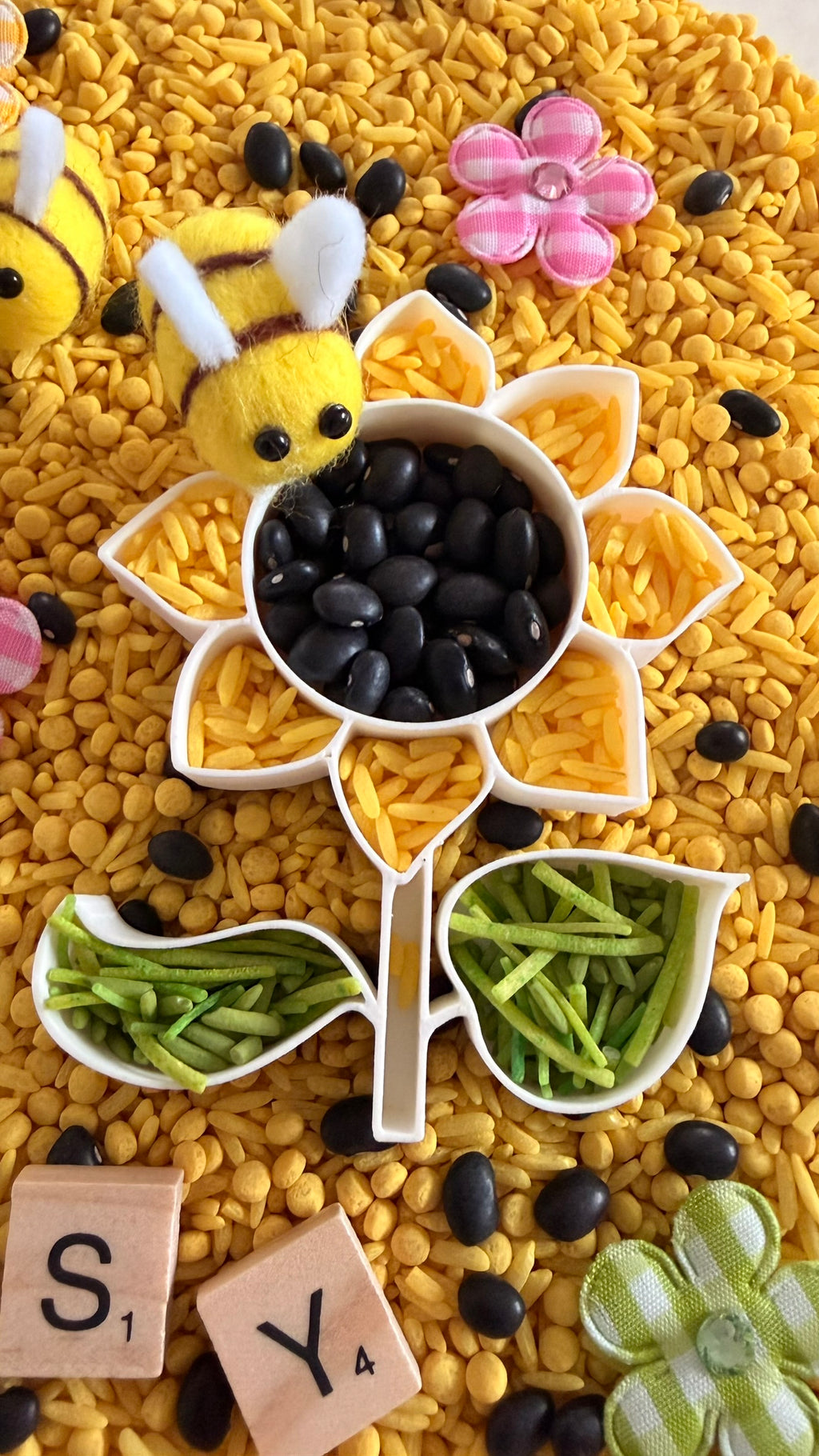 Busy Bee Sensory Bin