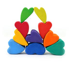 Heart Wooden Building Blocks