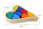 Heart Wooden Building Blocks