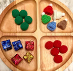 Round Wooden Tinker Play Tray