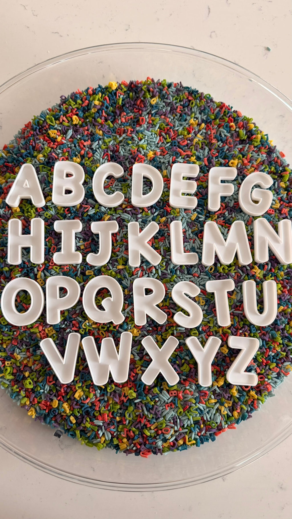 Fill-and-Play Alphabet Trays
