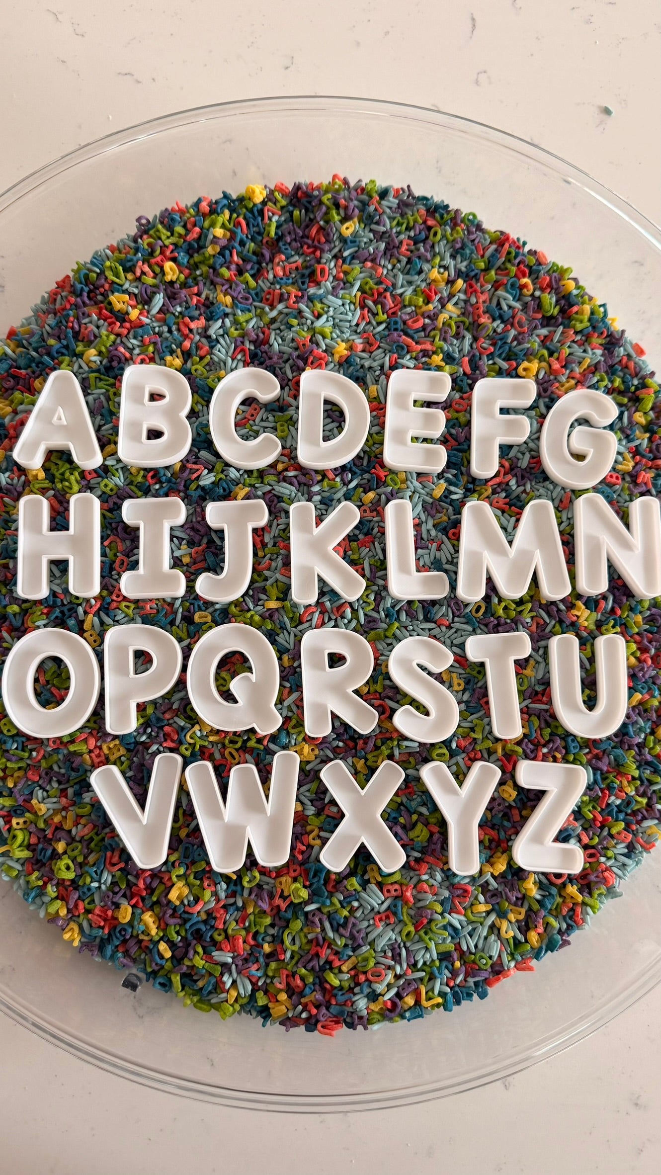 Fill-and-Play Alphabet Trays