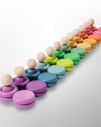 Peg and Ring Wooden Colour Matching Set