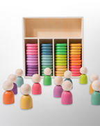 Peg and Ring Wooden Colour Matching Set