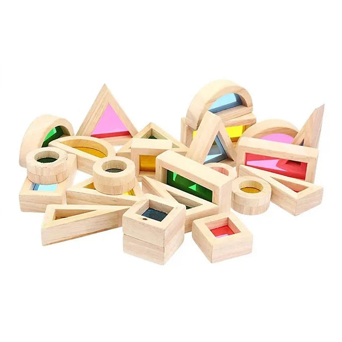 Kaleidoscopic Building Blocks with Acrylic Windows