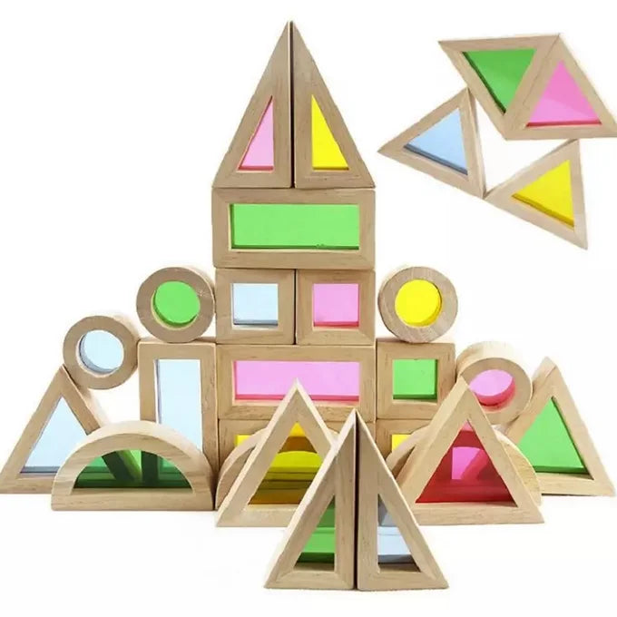 Kaleidoscopic Building Blocks with Acrylic Windows