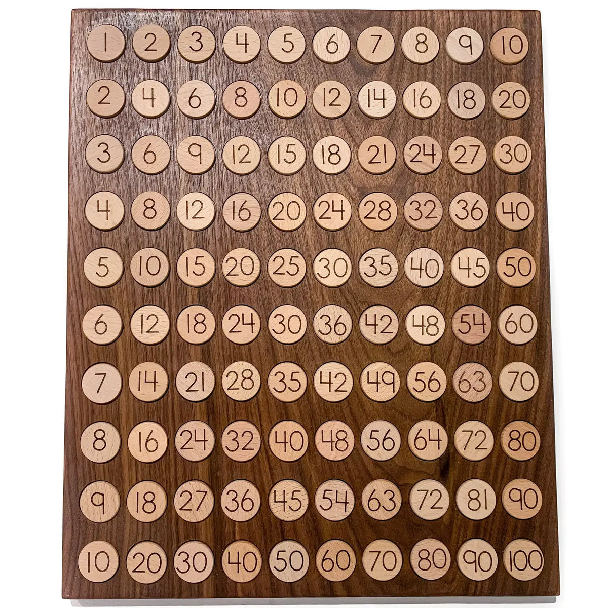 Line Grid Disc Wooden Collection – Enrapt Sensory Play