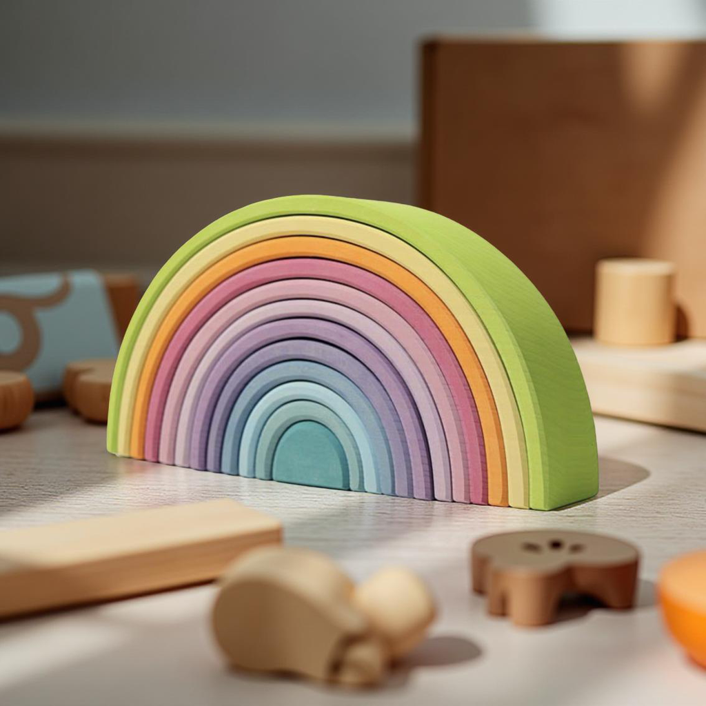 Rainbow Stacker (Pastel)