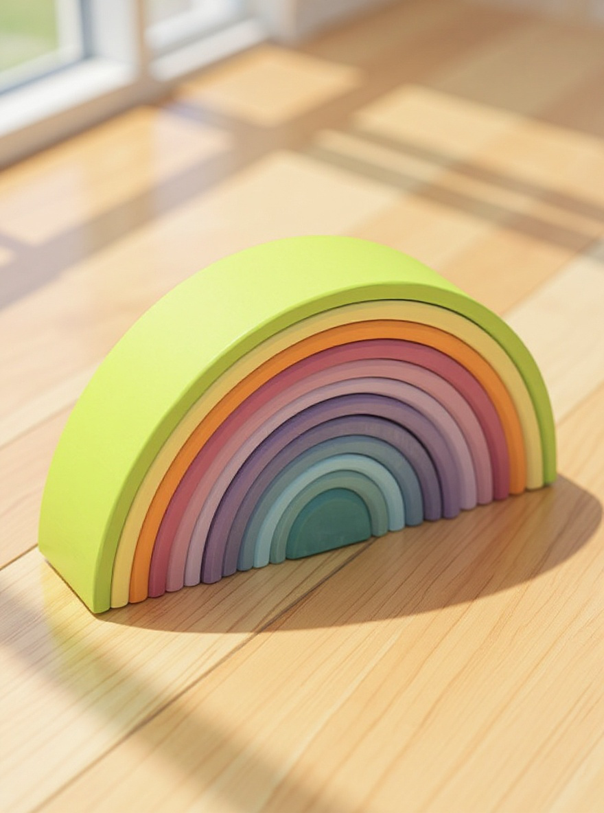 Rainbow Stacker (Pastel)