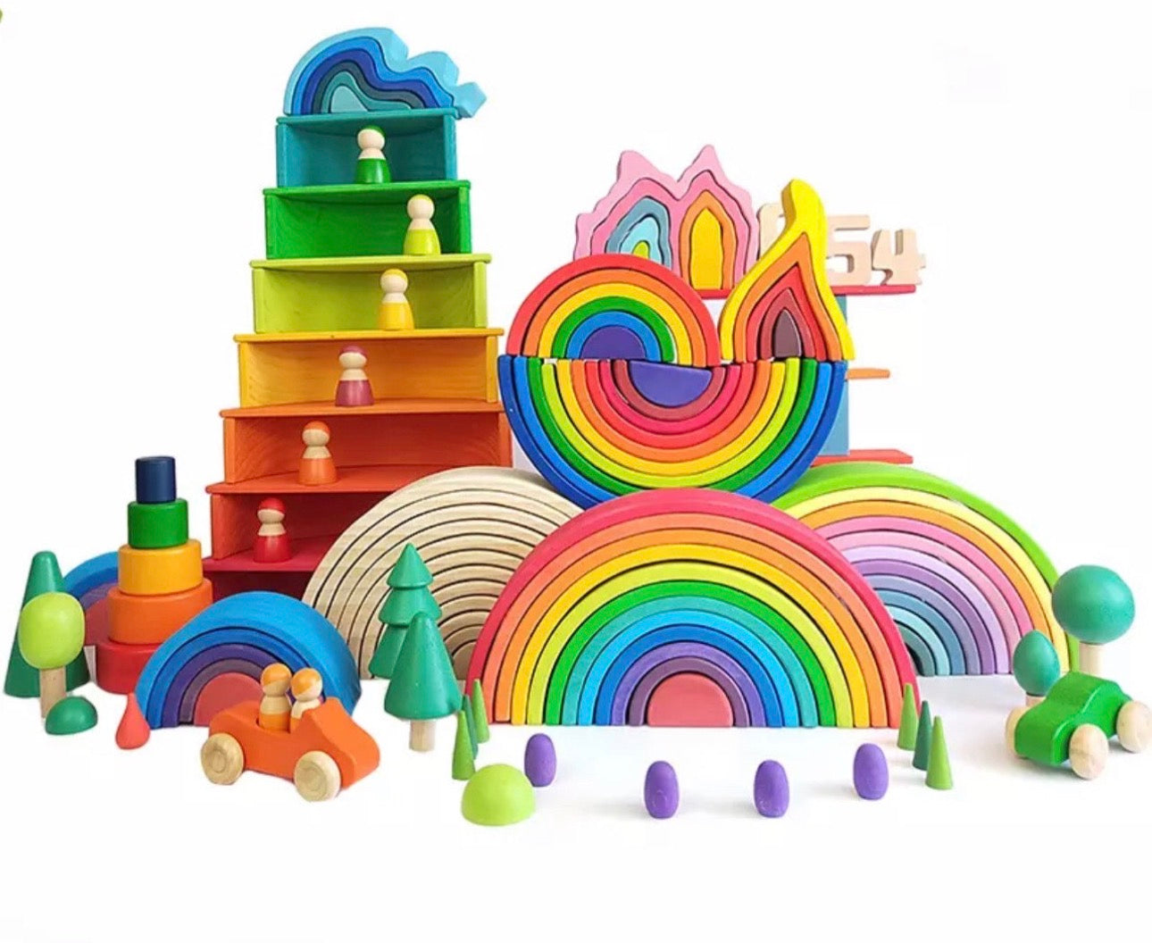 Rainbow Stacker (Pastel)