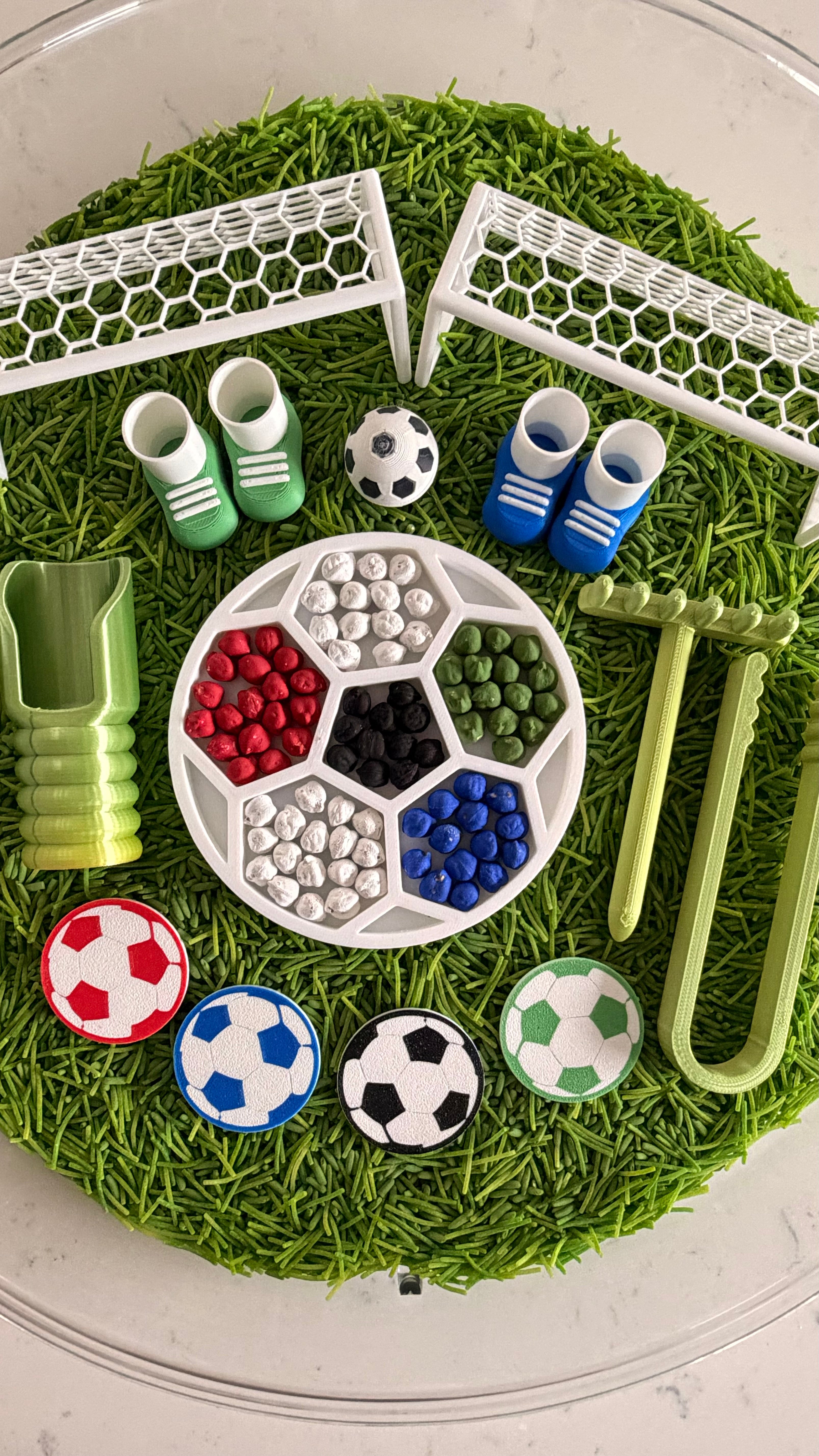 Soccer Champions Sensory Bin