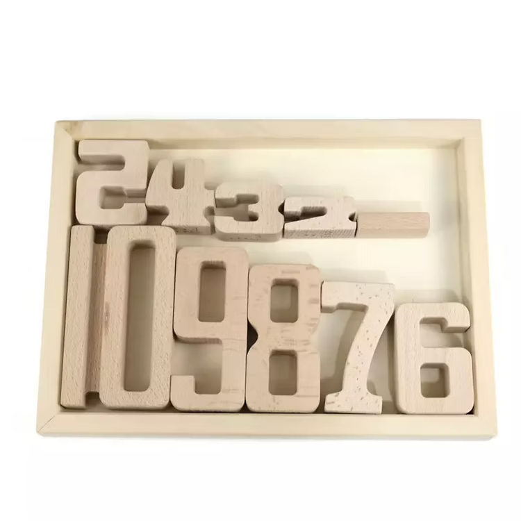 Wooden Number Blocks