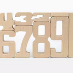 Wooden Number Blocks
